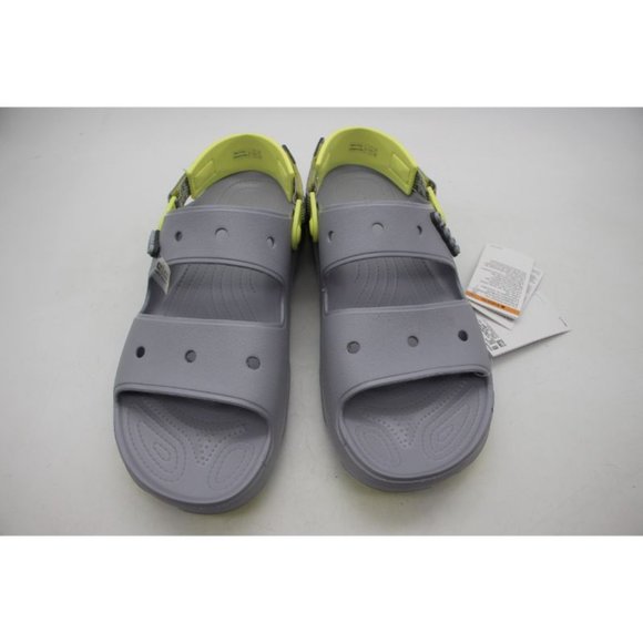 NWOB Crocs Classic All-Terrain Sandal Men's Size 13 207711-1FH Gray Adjustable - Picture 2 of 9